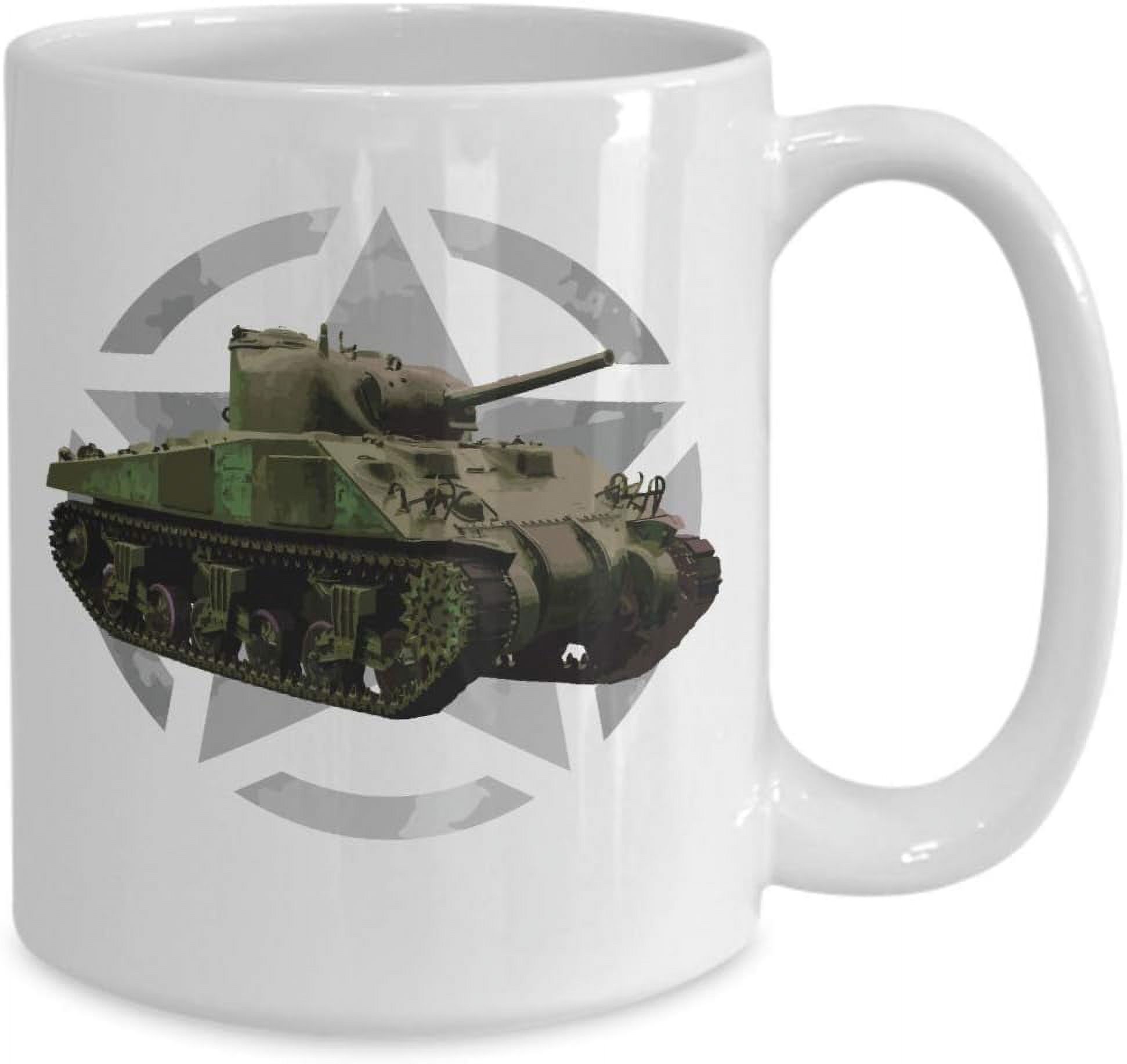 M4 Sherman Tank Coffee Mug WW2 Military World War 2 Gift