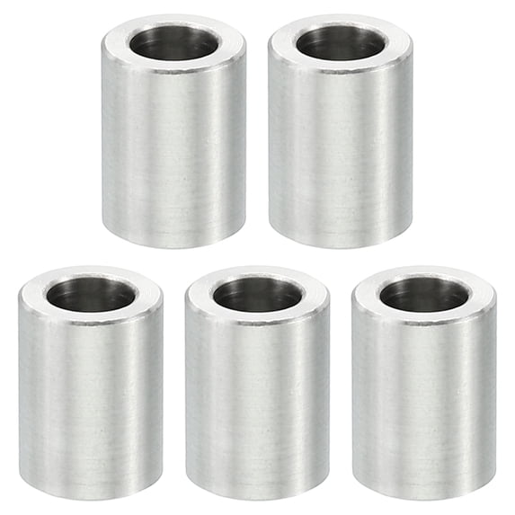 M4 Stainless Steel Spacers, 5 Pcs Metal Spacer Stainless Steel 4.1mm ID x 7mm OD x 10mm L Screw Standoff
