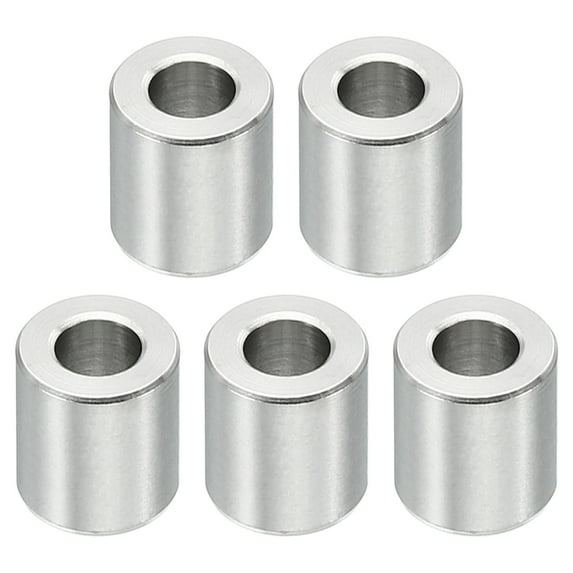 M4 Stainless Steel Spacers, 5 Pcs Metal Spacer Stainless Steel 4.2mm ID x 8mm OD x 8mm L for 5/32inch or M4