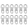 thumbnail image 1 of M4 Swivel Eye Double Ended Round Ring Rotating Hoist Eye to Eye Bolt 12 Pcs, 1 of 4