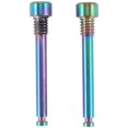 thumbnail image 1 of Titanium Bolts for Bicycle Disc Brake Pad Threaded Pin Inserts Screw for R Hydraulic Disk Caliper-Dazzle Color, 1 of 8