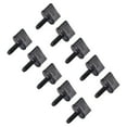 thumbnail image 1 of Uxcell M6 0.12''x0.79'' Thumb Screw 1.18'' Rod Screws Metric Partial Thread Plastic Black 10 Pcs M4 x0.47" 10, 1 of 3