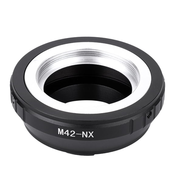 M42 to NX Mount Lens Adapter Ring Manual Exposure Metal Converter Compatible with Samsung NX5 NX10 NX11 Mirrorless Cameras (2.7 x 2.7 x 1 in / 6.8 x 6.8 x 2.5 cm)