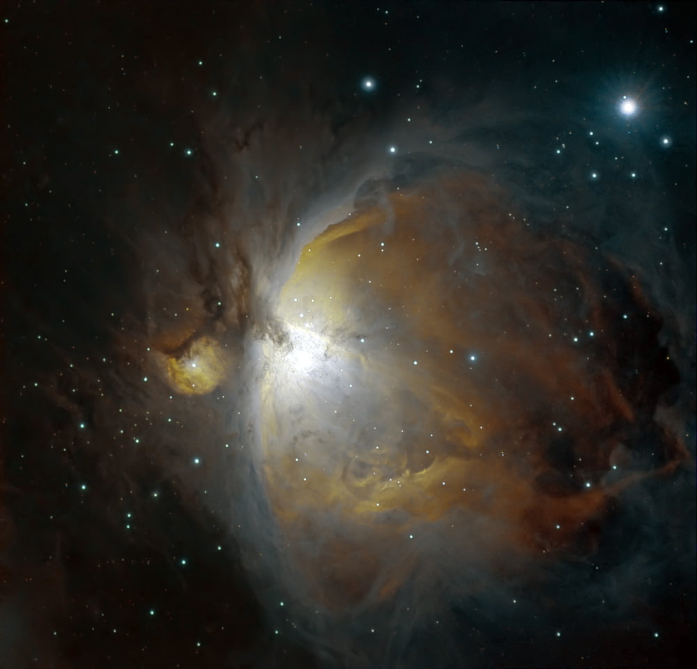 M42 nebula in Orion Canvas Art - Filipe AlvesStocktrek Images (28 x 27)