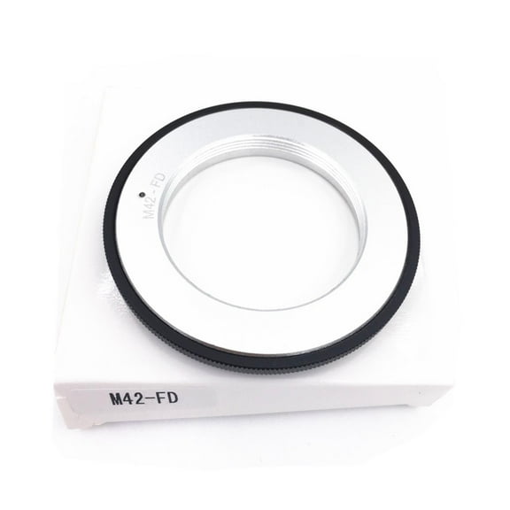 M42 to FD Lens Adapter Aluminum, Manual Aperture Control, Infinity Focus for Vintage Lenses