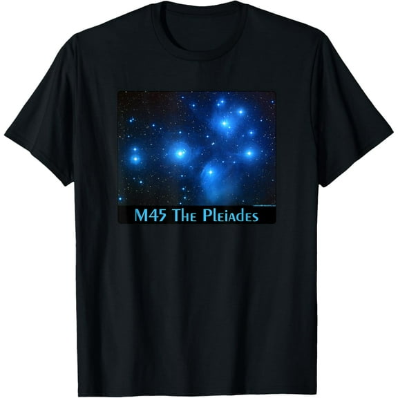 M45 Pleiades Star Cluster Astronomy (n) T-Shirt