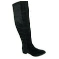 thumbnail image 1 of M4D3 Women's Black Cow Suede Olympia Knee High Boot, 6.5, 1 of 5