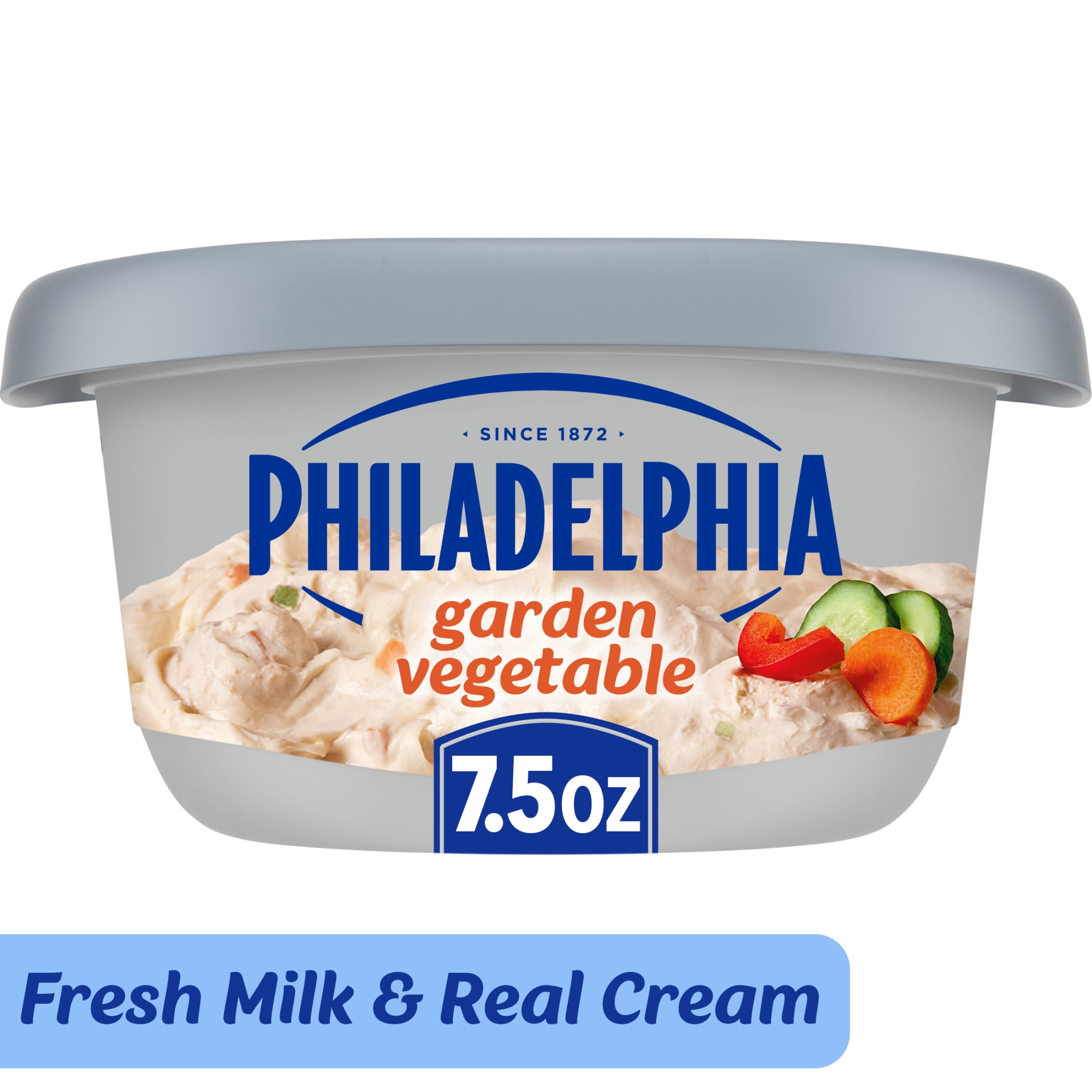 M4SpreadLicious Garden Vegetable Cream Cheese Spread, 7.5 oz Tub-Pack Of 2