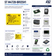 M4T28-BR12SH1 4pin Battery Compatible with St Microelectronics ND 497-3686-5