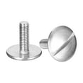 thumbnail image 1 of M4x12mm Extra Large Flat Head Slotted Screws, 8 Pack 304 Stainless Steel Bolts, 1 of 5
