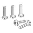thumbnail image 1 of M4x14mm Pan Head Torx Security Screw - 100Pack - Good for Machinery - 304 Stainless Steel Button Head Torx Bolt Star Drive Security Fasteners - Silver Tone, 1 of 6