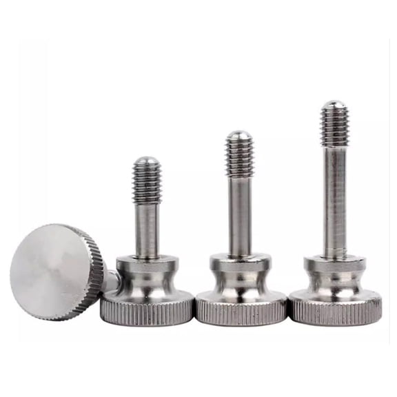 M4x20mm Captive Screws with Knurled Thumb Head Stainless Steel 4 PCS Knurled Thumb Head Captive Panel Screws (M4 x 20 mm)