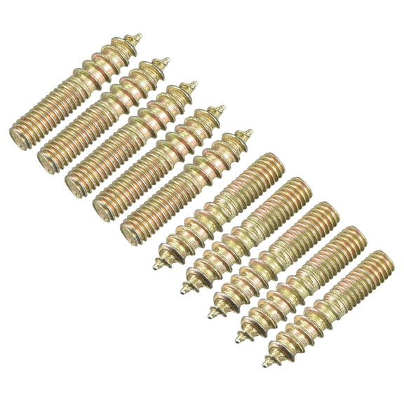 M4x20mm Hanger Bolts, 120 Pack Double Ended Thread Dowel Screws