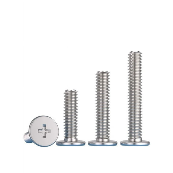 M4x25(50pcs)Computer screws,Screws for computer,Electronics,M1/M1.2/M1.4/M1.6/M3 screw ,Micro screws,Mini Screws Assortment Kit for computer Electronic Repair,Silver
