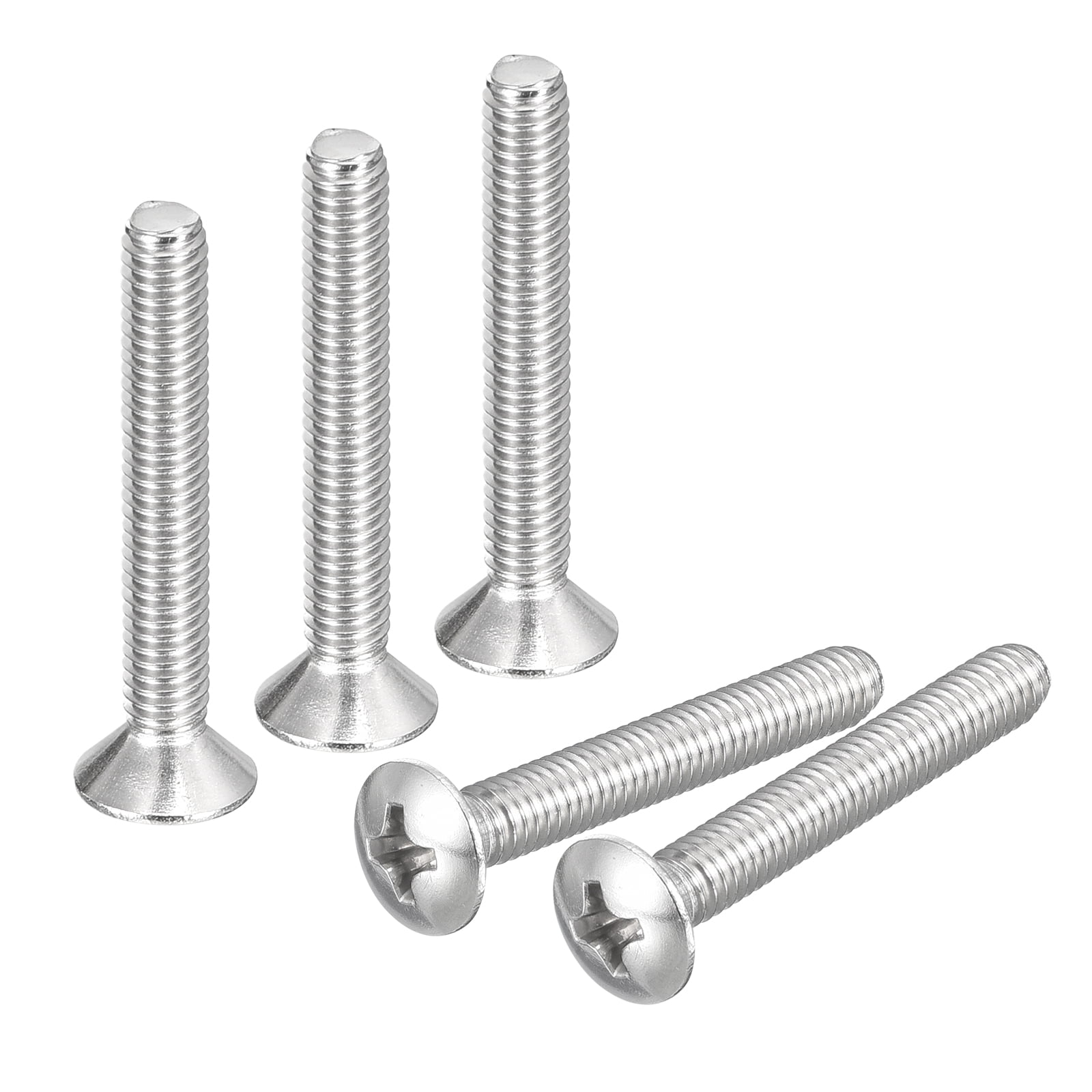 6-32 X 1/2 PHILLIPS OVAL HEAD MACHINE SCREWS - STAINLESS - Lot of 200 pcs 6-32 X 1/2 PHILLIPS OVAL HEAD MACHINE SCREWS - STAINLESS - Lot of 200 pcs