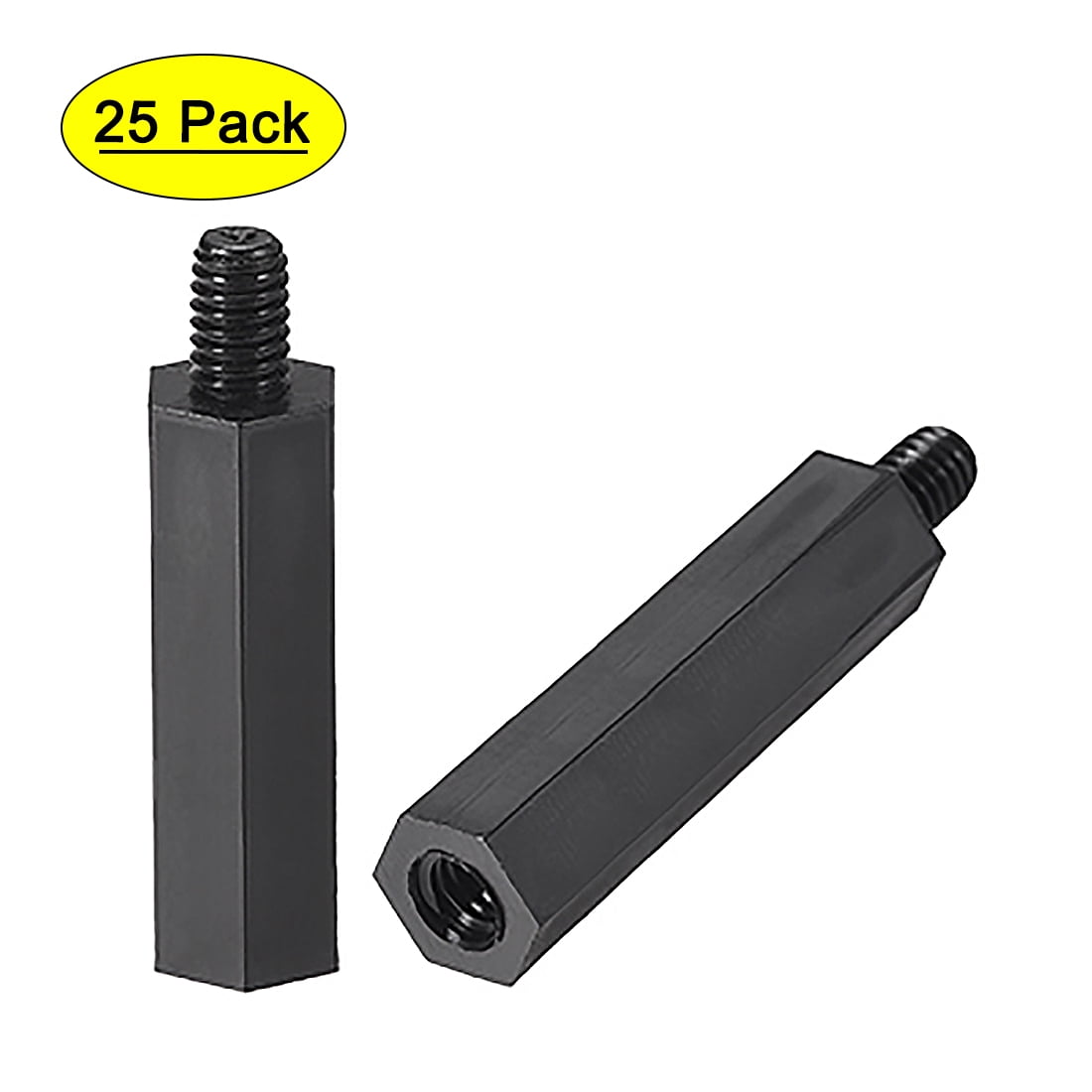Lot De 25 Entretoises Hex Nylon M4 X 40 Mm Mâle Femelle Uxcell