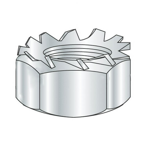 M5-0.8 Hex Keps Nuts / Steel / Zinc (Quantity: 3,000 pcs)
