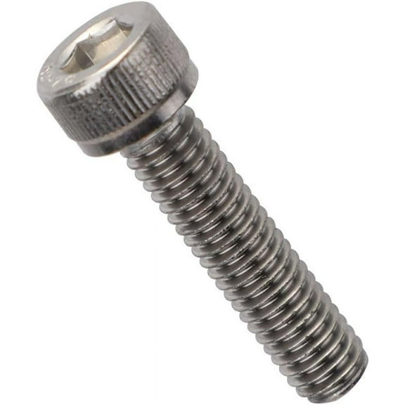 M5-0.8 x 20mm Socket Head Cap Screws, Allen Socket Drive, 304 Stainless Steel 18-8, Full Thread, Bright Finish, 40 PCS