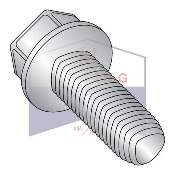 M5-0.8 x 30mm Taptite Style Thread Forming Screws | Unslotted | Hex Washers Head | 18-8 Stainless Steel | DIN7500 (Quantity: 1500)