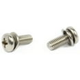 thumbnail image 1 of M5-0.8 x 8 mm SEMS Screws / Split Lock Washer / Phillips / Pan Head / Steel / Zinc - 3000 Piece Carton, 1 of 1