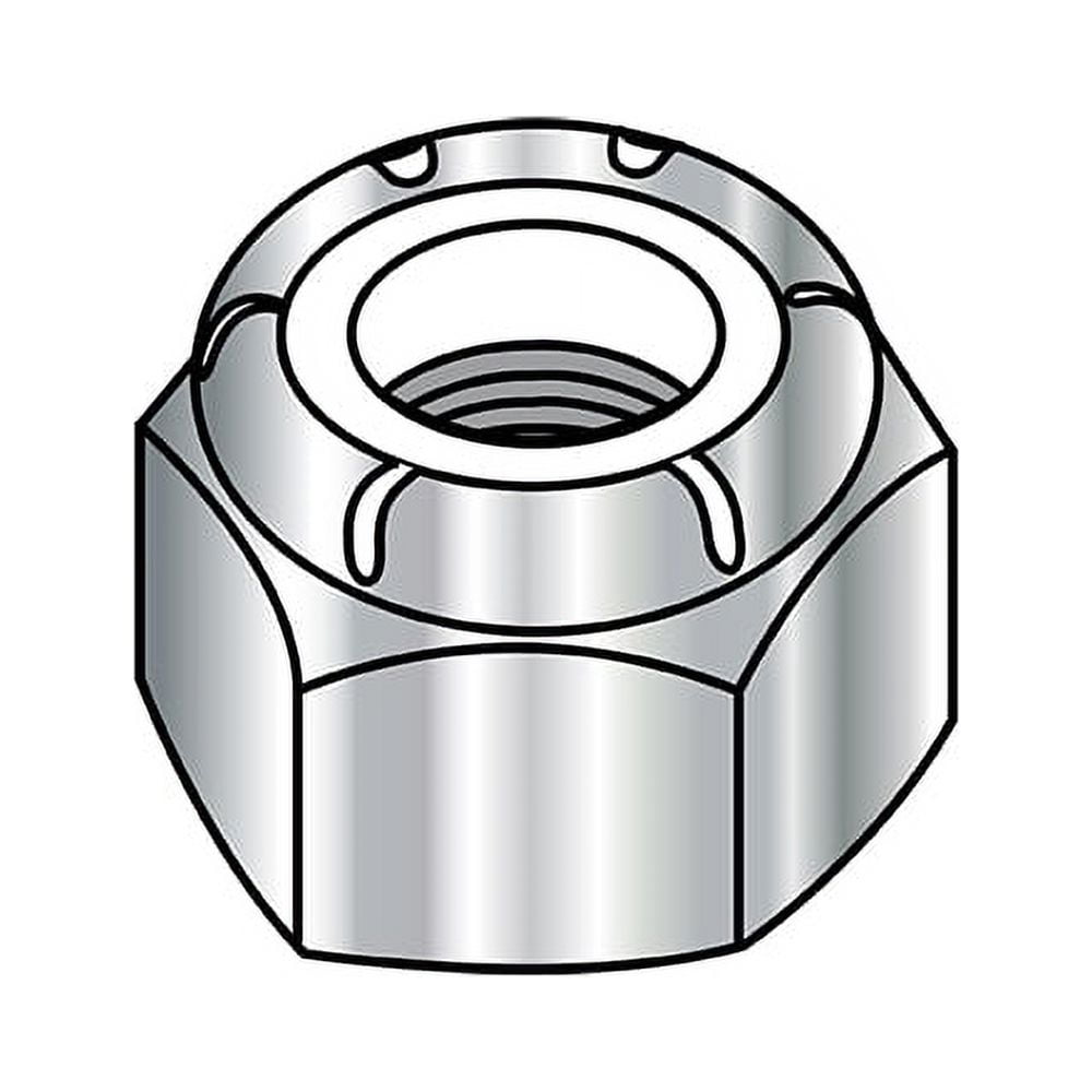 M5-0.80 Din 985 Metric Nylon Insert Hex Locknut 18 8 Stainless Steel ...