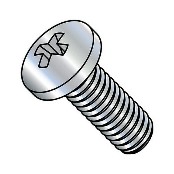 M5-0.8X14 Din 7985 A Metric Phillips Pan Machine Screw Full Thread Zinc (Pack Qty 1,500) BC-M514D7985A