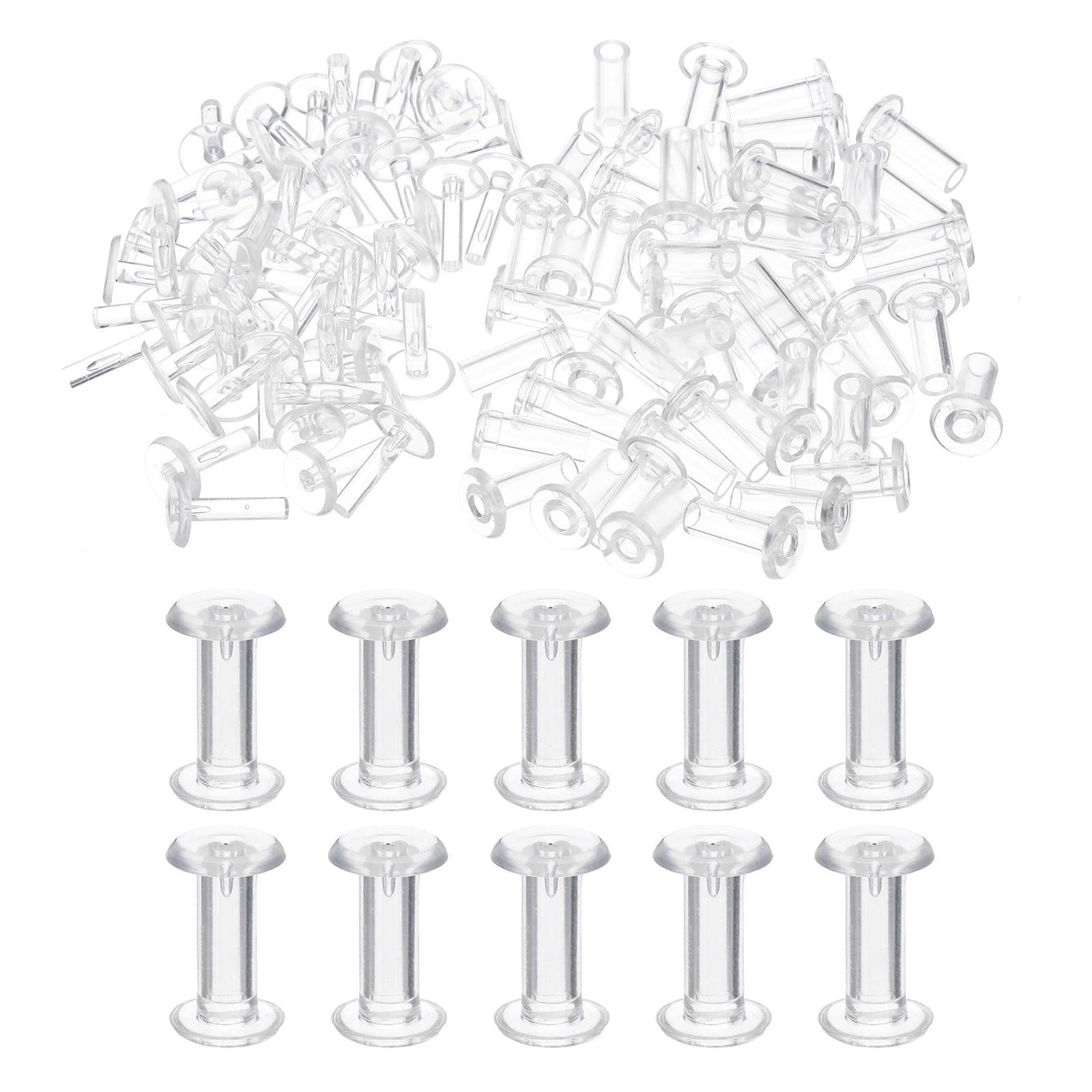 M5*13mm Plastic Binding Post, 50 Sets Plastic Chicago Screws Binding ...