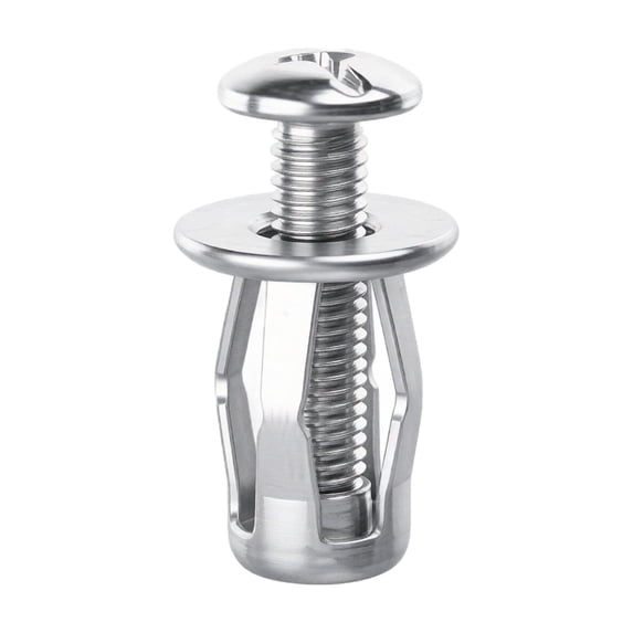 M5*25 Petal Nut Expansion Screws 10-Pack – Hollow Wall Anchor Bolts for Drywall Brick Sheet Metal Fixing