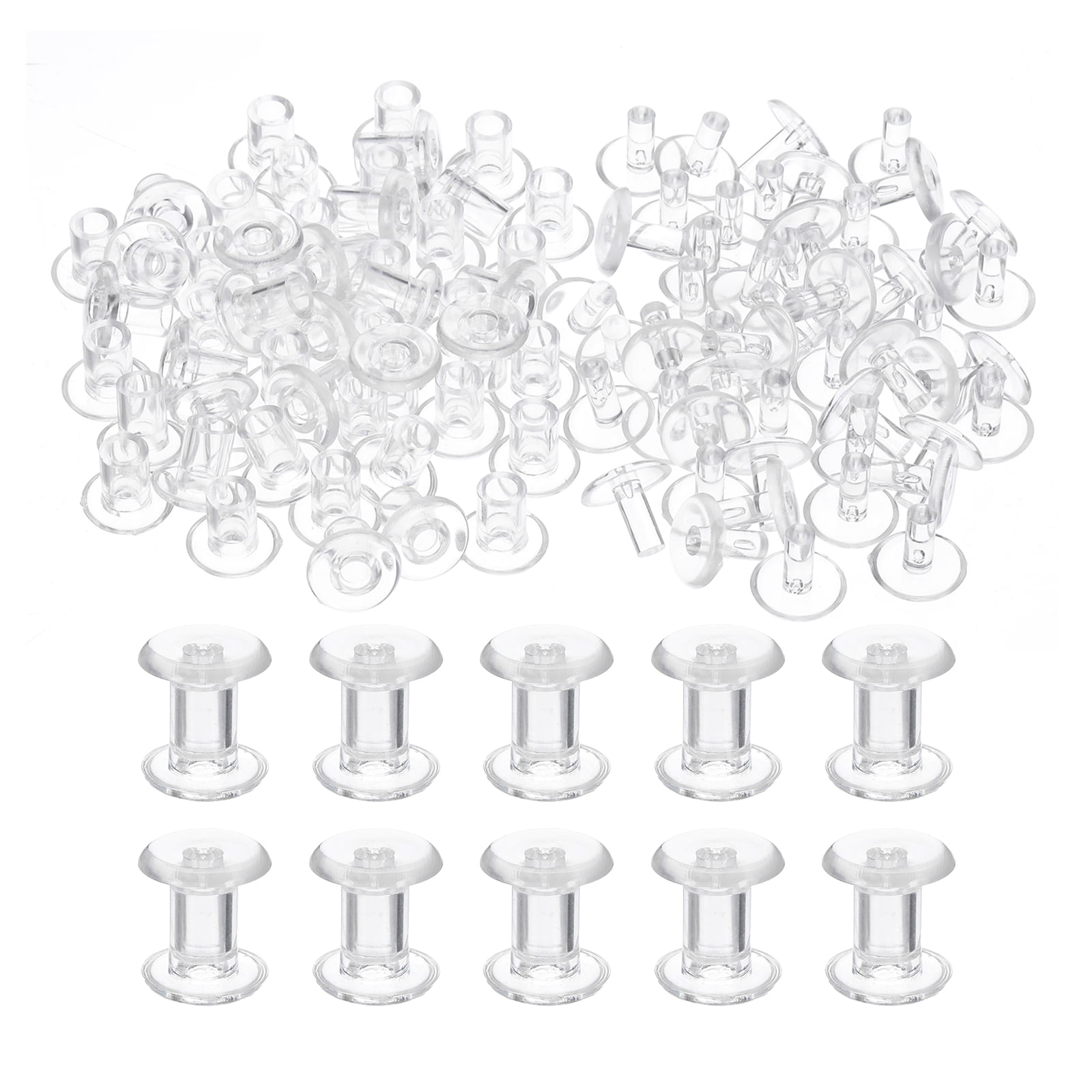 M5*7mm Plastic Binding Post, 50 Sets Plastic Chicago Screws Binding ...