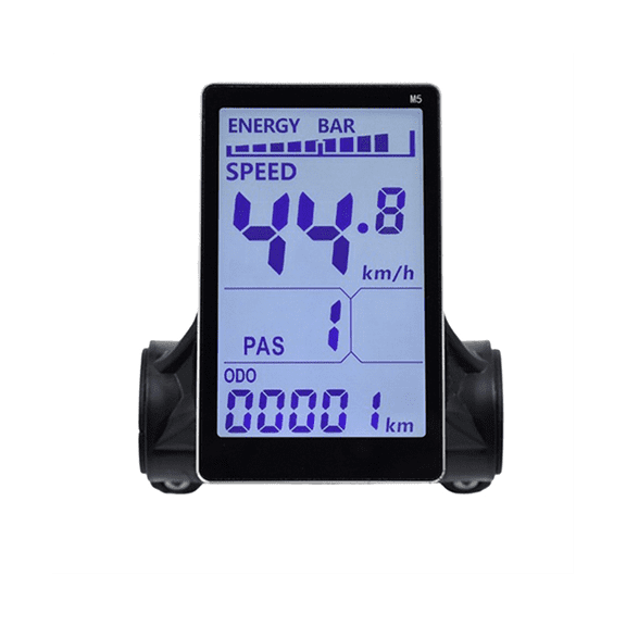 M5 Electric Bike LCD Display Meter 24V 36V 48V 60V E Scooter LCD Panel Screen for Mountain Electric Bike(5PIN)