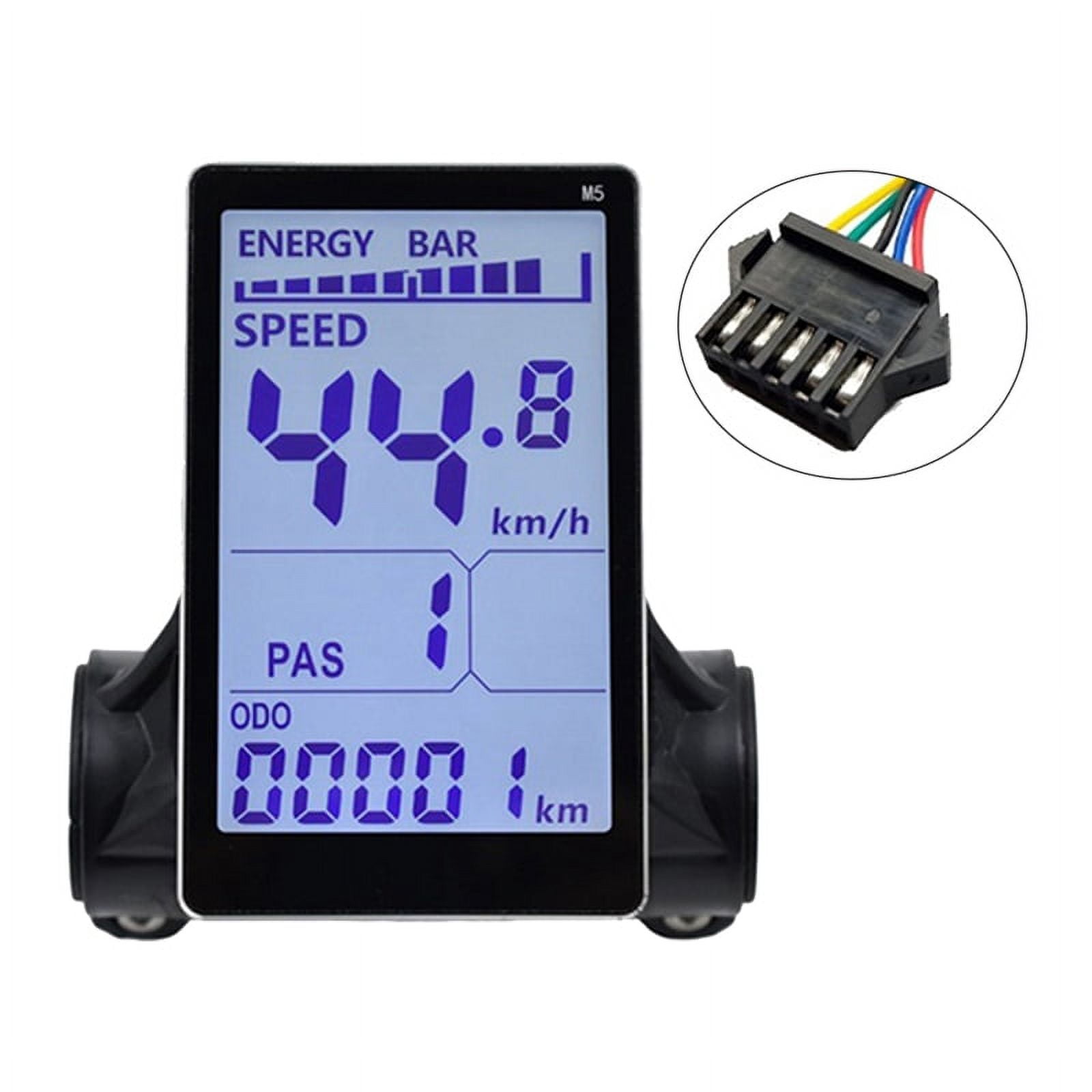M5 Electric Bike LCD Display Meter 24V 36V 48V 60V E Scooter LCD Panel