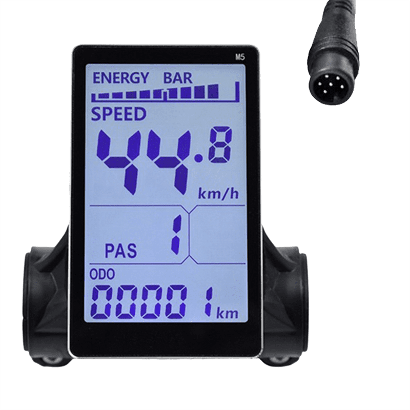 M5 Electric Bike LCD Display Meter 24V 36V 48V 60V E Scooter Panel