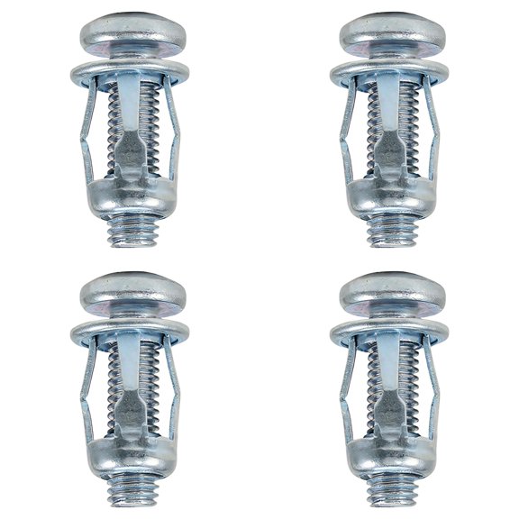 M5 Jack Nuts with Round Head Screws Petal Expansion Hollow Sheet Rivet Nut For License Plate Thin Iron Plate Hollow Wall Installation