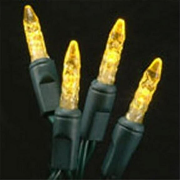 M5 LED Light Strands - Gold Full Wave Poly Bagged