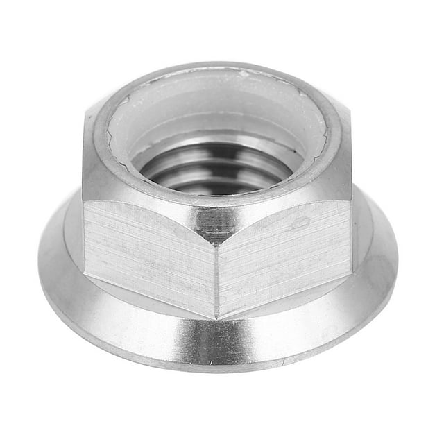 M5M14, M10X1.25 Thread Size Titanium Alloy Flange Lock Nut Set for
