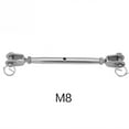 thumbnail image 1 of M5 M6 M8 M10 M12 Stainless (304)  Steel Turnbuckle Jaw Wire Rope Fork Rigging Screw Bottle Hardware Rigging Screw, 1 of 8