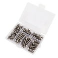 M5 Screw Fastener Set 304 Stainless Steel Hex Bolts and Nuts Assortment