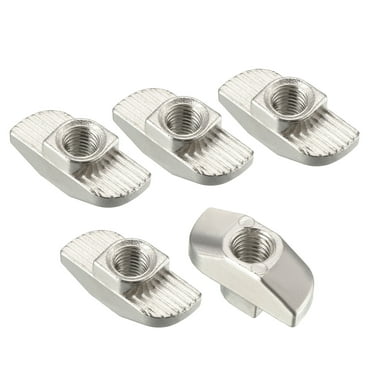 M6 Slide Nuts Uxcell M6 Slide-in T-Nuts For 4040 Aluminum Extrusions - Pack Of 10 Carbon Steel Profile T-Nuts M6 Threaded Nuts