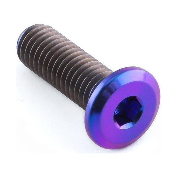 M5 Titanium Dome Head Bolt XS Flat Head