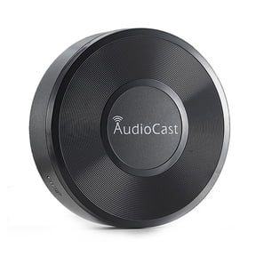 M5 Wi-Fi Wireless Audio Transmitter Adapter, AirPlay/DLNA/UPnP Streaming to Speakers, Spotify & Internet Radio Support, 2.4G Wi-Fi Multi-Room Music Cast