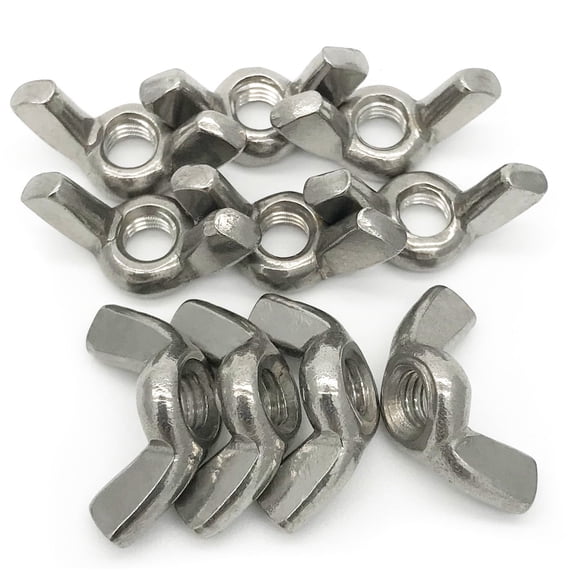 M5 Wing Nut,304 Stainless Steel, Butterfly Nuts Hand Twist Tighten Hardware Nut, 20Pcs