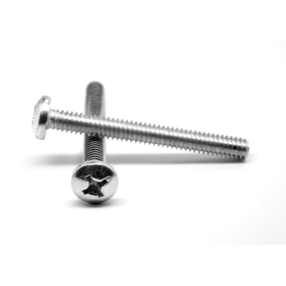 M5 x 0.80 x 20 MM Coarse Thread DIN 7985A Class 4.8 Machine Screw Phillips Pan Head Low Carbon Steel Zinc Plated Pk 50