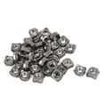 thumbnail image 1 of M5 x 0.8mm Pitch Female Threaded Carbon Steel Square Weld Nuts DIN 928 40 Pcs, 1 of 1