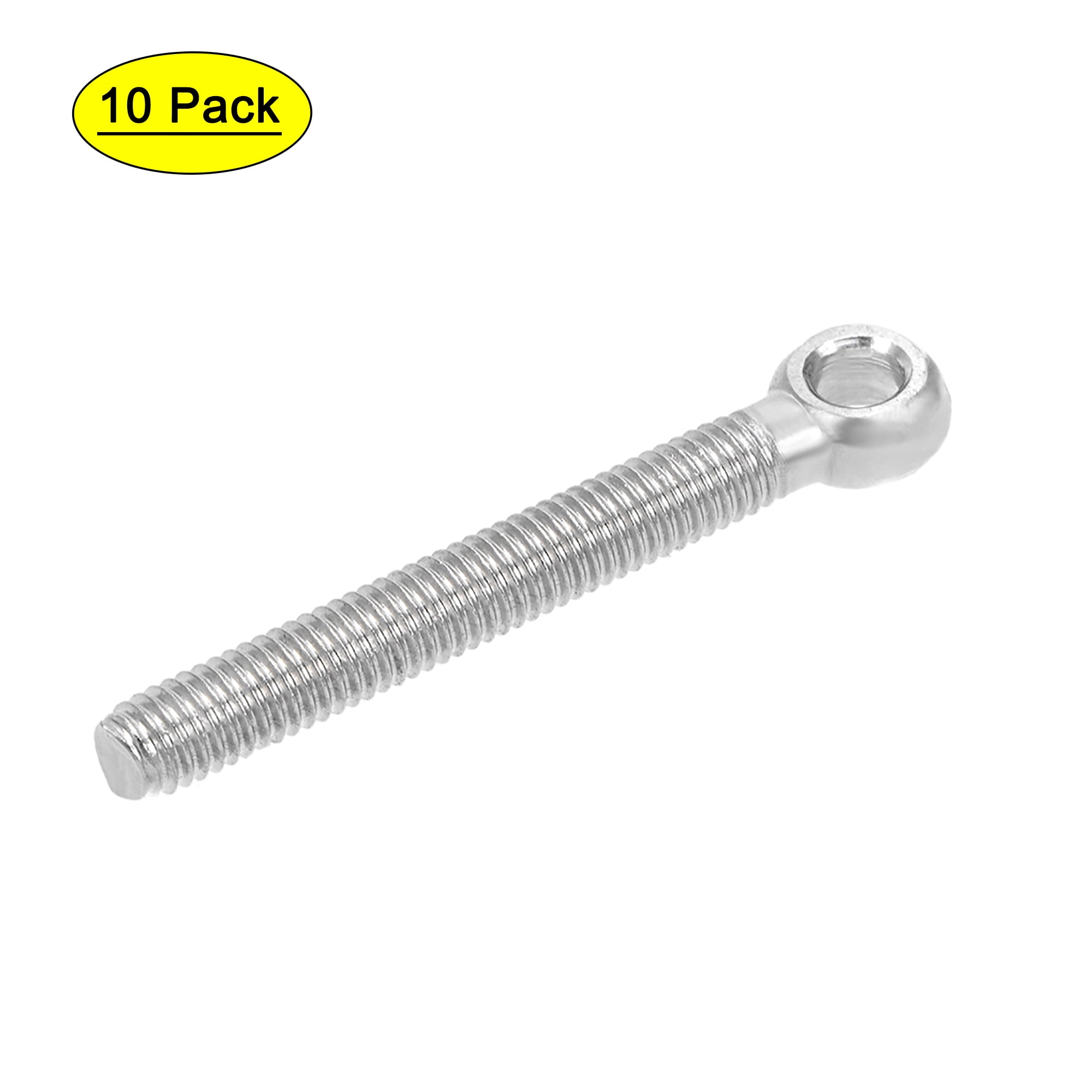 M5 x 60mm Stainless Steel Machine Shoulder Lift Eye Bolt Rigging 10pcs