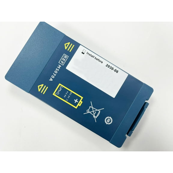 M5070A Replacement Battery for Philips HeartStart Home OnSite AED FRx HS1 Defibrillator M5066A M5067A Install Date 2030-6 1 year warranty