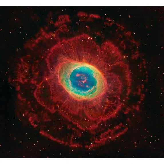 M57 The Ring Nebula Poster Print by Robert Gendler/Stocktrek Images