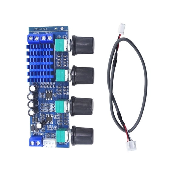 M577 TPA3116D2 12-24V Power Amplifier Module 2 Channel 80Wx2 Heat Dissipation Power Amplifier for Home Theater