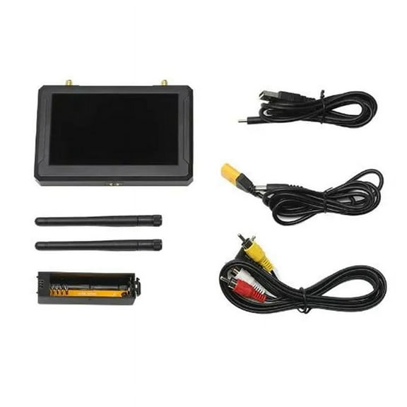 M5F 5 Inch FPV Monitor 800x480 Built-in Steadyview Diversity Receiver with 60FPS DVR for FPV Drone Quadcopter RC Model