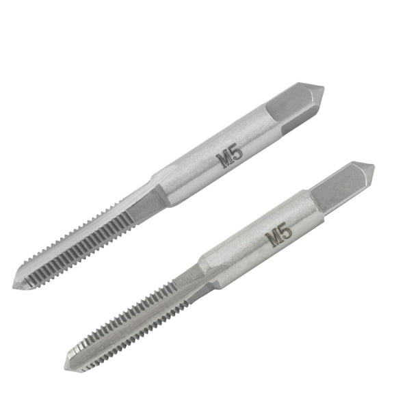 M5X0.8 Hand Tap Right Hand, M5 X 0.8mm Metric Threading Hand Tap 1Pair