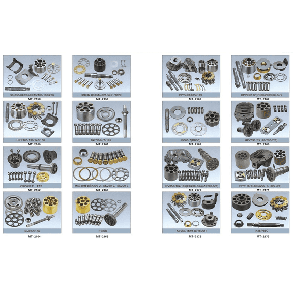 M5X180 Swing Motor Repair Parts Cyl Block ,Piston ,Valve Plate ,Set Plate w/Spring Plate ,Drive Shaft,Seal Kit For ZX330 ZX350